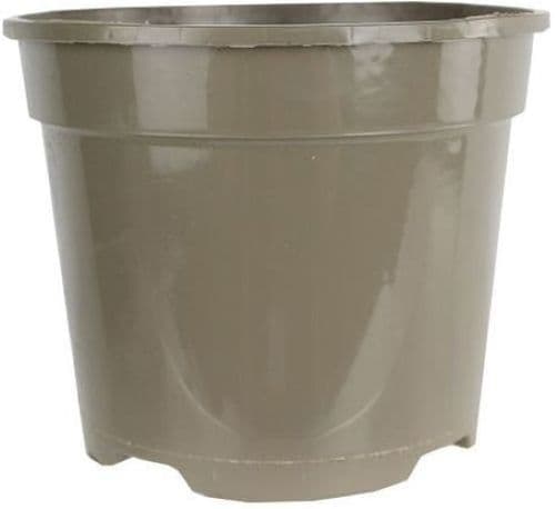 50 x  3 litre Aeroplas Taupe round Medium to Large plant pots slotted