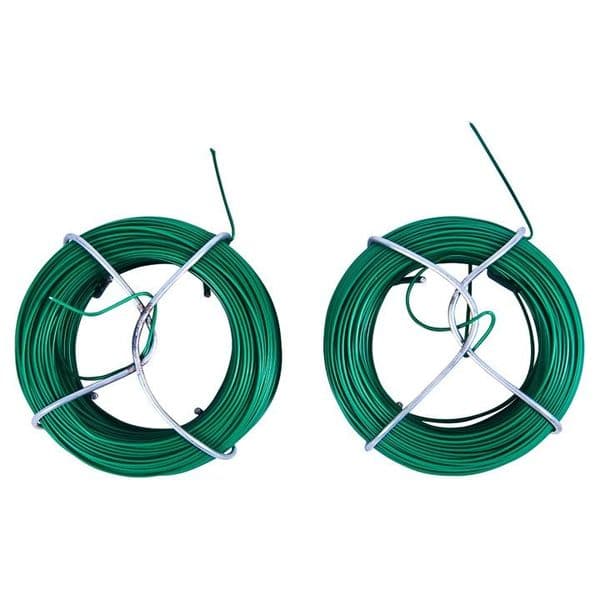 50m Plastic Coated Garden Wire set 2 piece by Amtech U4200