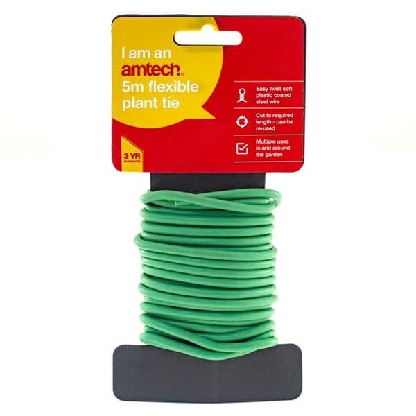 5m Flexible Plant Tie By Amtech U4230