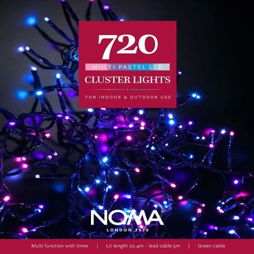 720 Pastel Cluster Lights  by Noma 4921742
