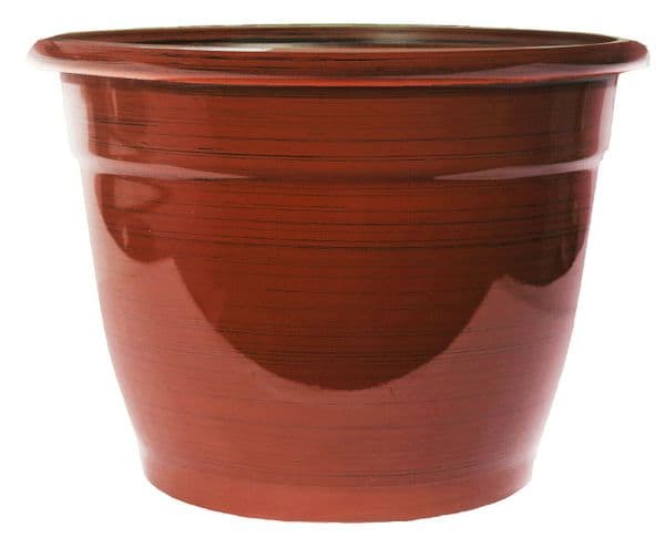 Bamboo Chestnut Colour Plant Pot 31cm