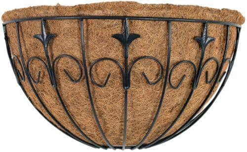 Deluxe  Wrought Iron Metal  Extra Large Hayrack 50cm with Coco Liner