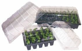Nutleyu2019s Clear Plastic Full Size Seed Propagator Lids