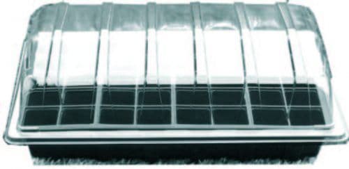 Nutleyu2019s Clear Plastic Full Size Seed Propagator Lids