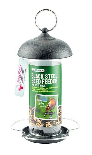 Gardman  Black Steel Seed Feeder