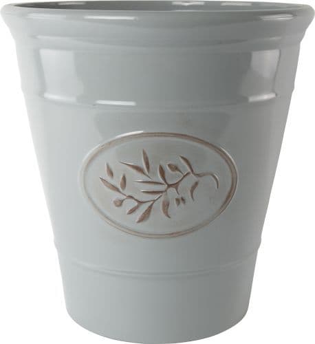 Grey Olive Planter  23cm