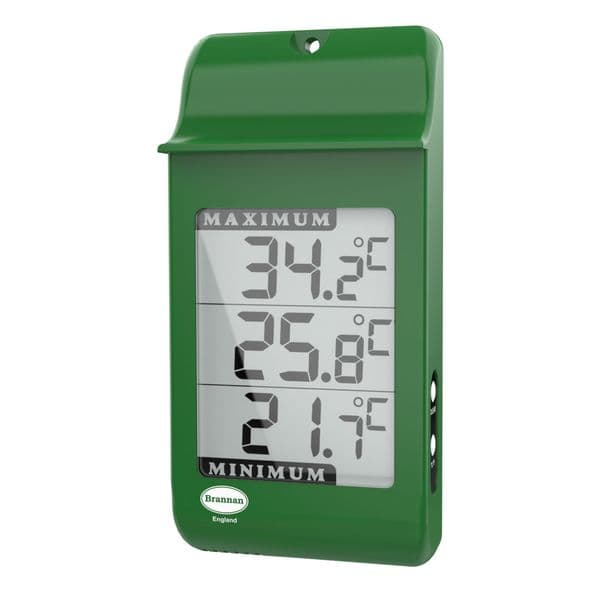Heavy Duty Max Min Greenhouse , Growhouse Thermometer by Brannan Green