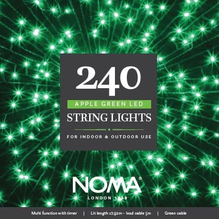 Noma 240 Green LED String Lights 4921572