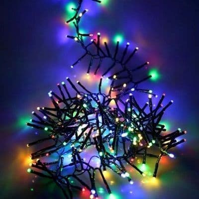 Noma 360 Fit and Forget Battery Operated Multi Coloured Cluster Lights 6816010GM