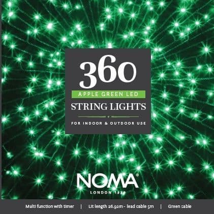 Noma 360 Green LED String Lights 4921573