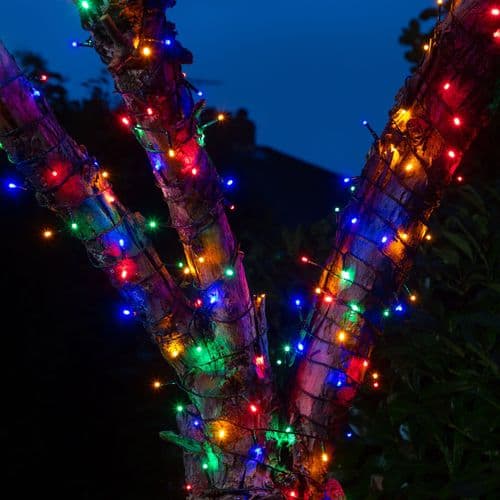 Noma 400 Fit and Forget Battery Operated Multi Coloured LED String Fairy Lights 6816006GM