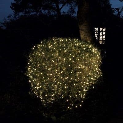 Noma 400 Fit & Forget Battery Operated Warm White String LED Fairy Lights