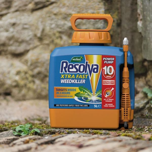 Resolva Xtra Fast  Weed Killer  5litre with Spray Pump