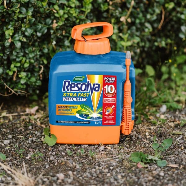 Resolva Xtra Fast Weed Killer 5litre with Spray Pump