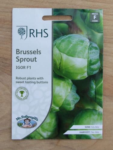 RHS   Brussels Sprout  Igor  F1