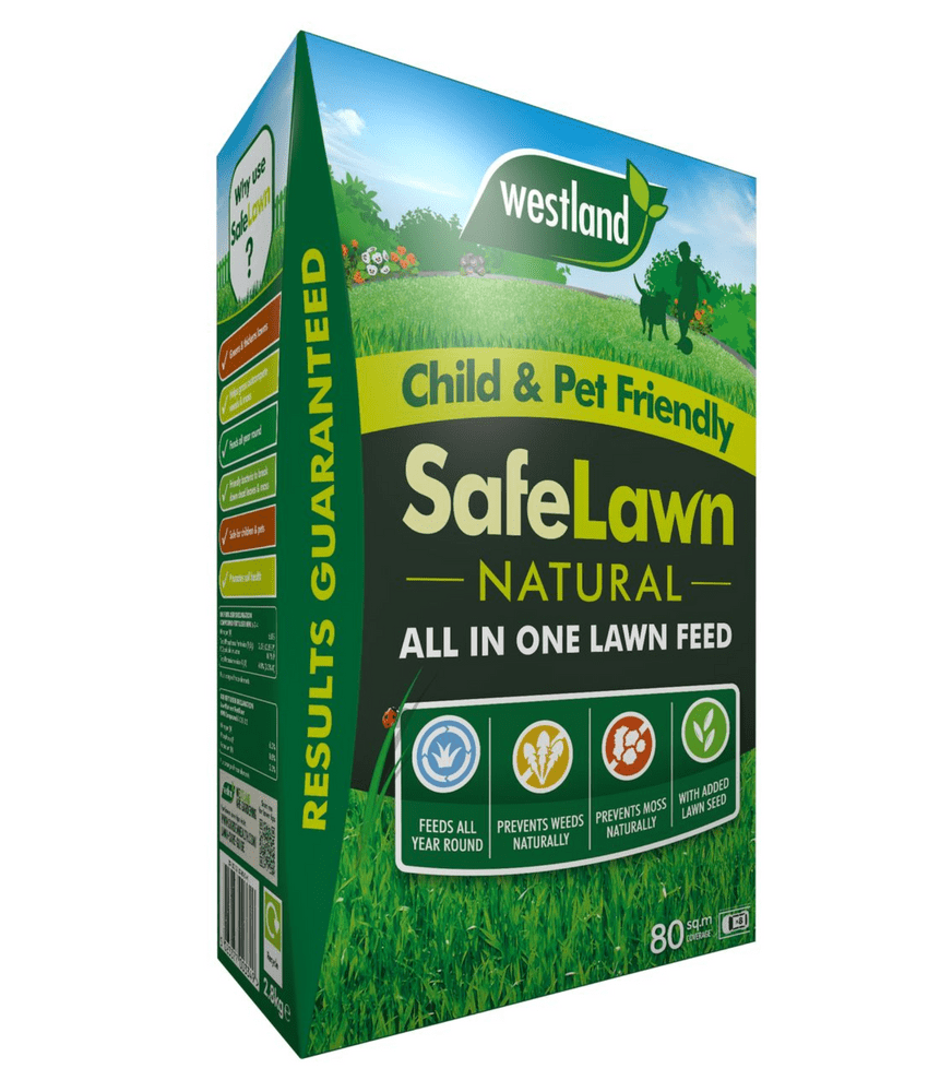 Westland Safe Lawns Natural Grass Feed 80msq Box