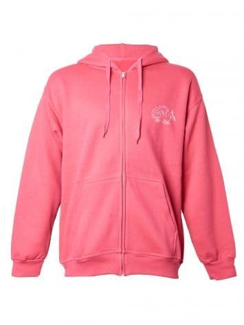 The Firm Zip Up Hoody Honeysuckle Pink