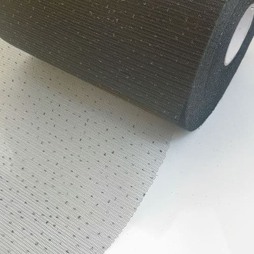 Black Enhance Sparkle Soft Tulle 6" x 100 Yards