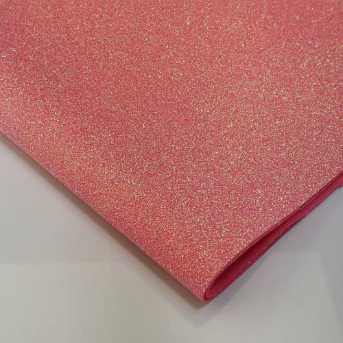 Candy Pink 54" Fine Glitter Fabric