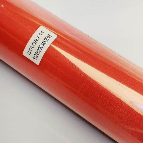 Coral Organza Roll Fabric Wedding Party Venue Decor Chair Bows 29cm x 25Y