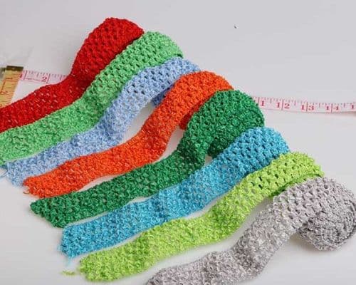 Crochet Band Emerald 1.5 inch x 1 m Eurotulle