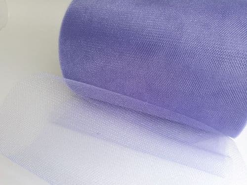 E08 Lavender Shimmer Shiny Tulle Roll Eurotulle