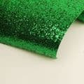 Emerald Chunky Glitter Fabric  A4 UK