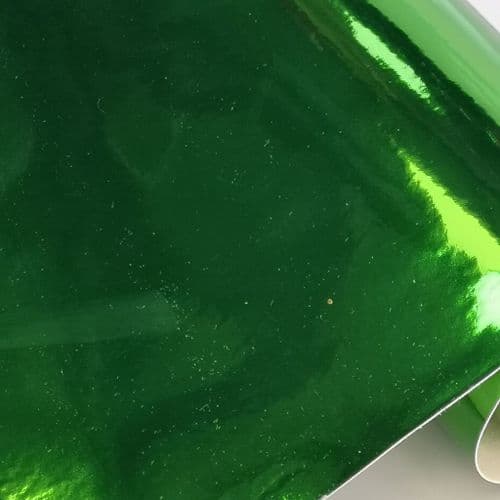 Emerald Green Leatherette Fabric Eurotulle