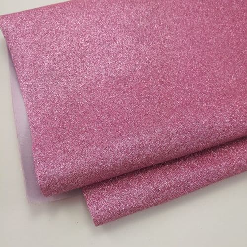 Eurotulle 135cm Fine Glitter Fabric Pink