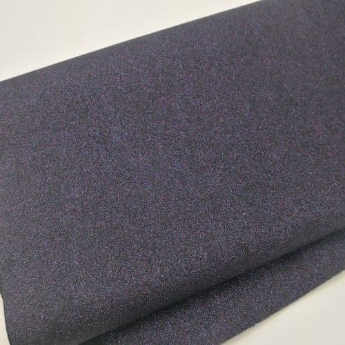 Eurotulle 135cm width Fine glitter Fabric Galaxy Navy Blue