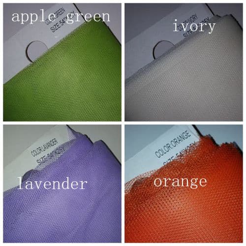 Eurotulle Apple Green Stiff Tulle 54 inch bolt