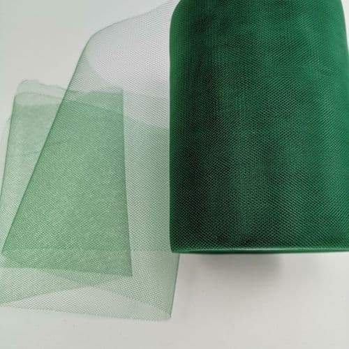 Forest Green Polyester Tulle Roll A Range 100 Yards
