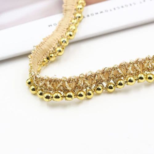 Gold Pearl Trim