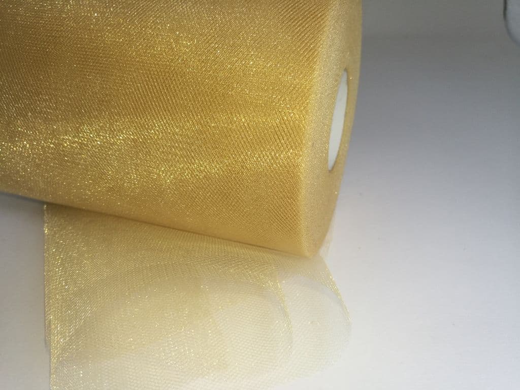 Shimmer Tulle Shinning Gold