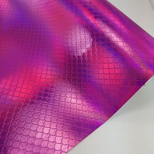 Hot Pink Mermaid Fabric Eurotulle
