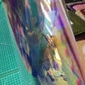 Iridescent Holographic Clear Transparent Fabric UK