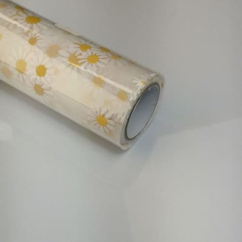 Ivory Daisy Soft Tulle Fabric Eurotulle