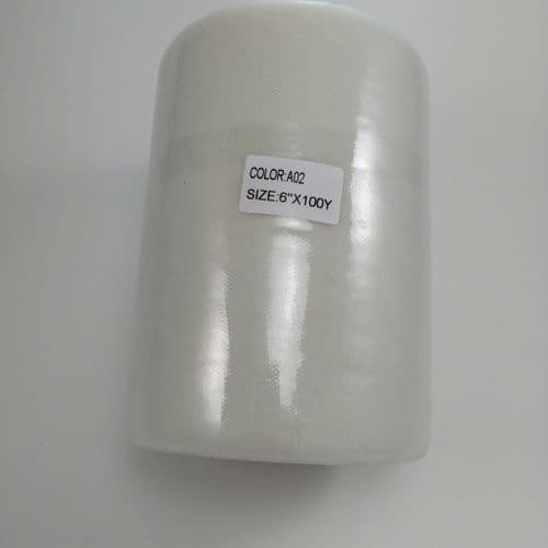 Ivory Polyester Tulle Roll A Range 100 Yards