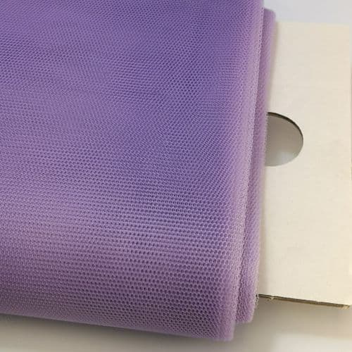 Lavender Stiff Honeycomb Tulle Fabric 54 inch Eurotulle