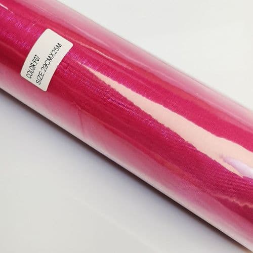 Light Fuchsia Organza Roll Fabric Wedding Party Venue Decor Chair bows 29cm x 25Y