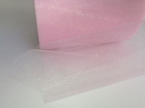 Light Pink Shimmer Shiny Tulle Roll Eurotulle