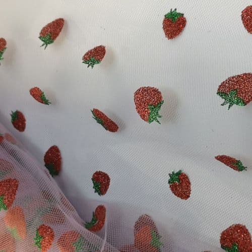 Light Pink Strawberry Soft Tulle Neeting Fabric Eurotulle