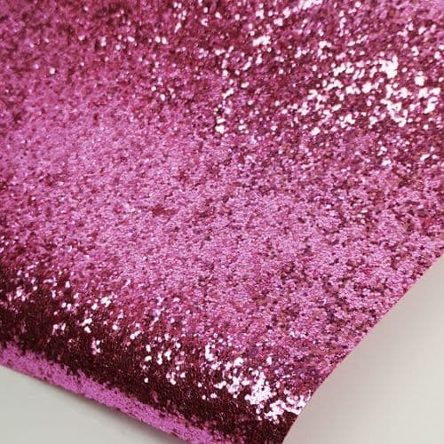 Lilac Chunky Glitter Fabric Eurotulle