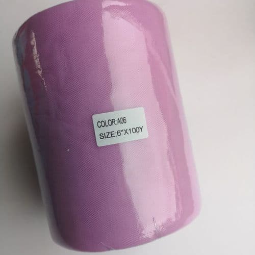 LilacPolyester Tulle Roll A Range 100 Yards