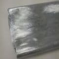 Metallic Silver Soft Fabric   UK