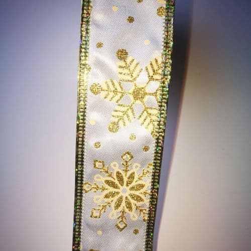 N04 Gold Snow Flake 38mm Eurotulle