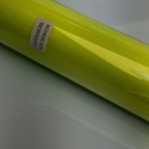 Neon Green Organza Roll Fabric Wedding Party Venue Decor Chair Bows 29cm x 25Y