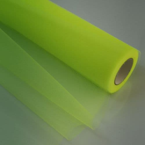 Neon Green Soft Tulle Roll 12 inch x 25 Yards Eurotulle