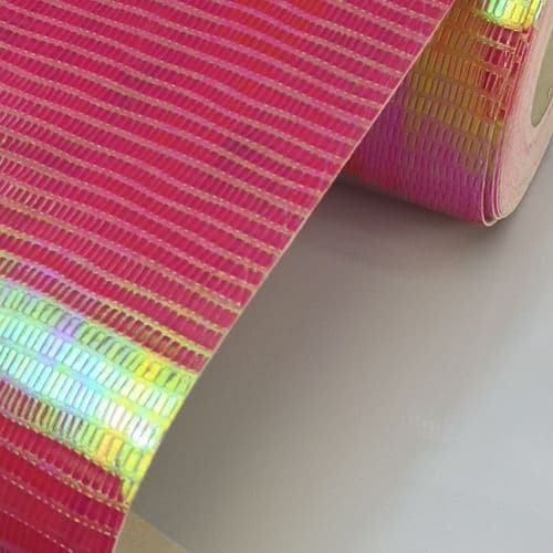 New hot pink Embossed Fabric Eurotulle