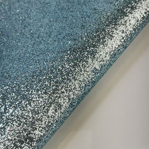 New Light Blue Glitter Sparkle Fabric A4 Eurotulle